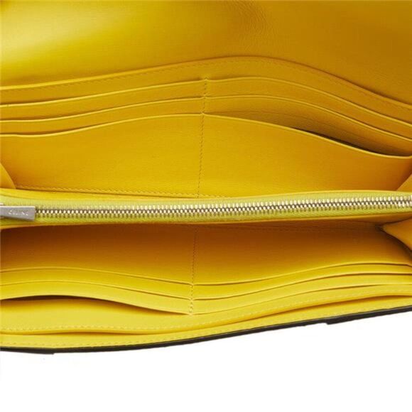 Celine Drummed Calfskin Large Multifunction Flap Wallet Souris - Picture 6 of 9